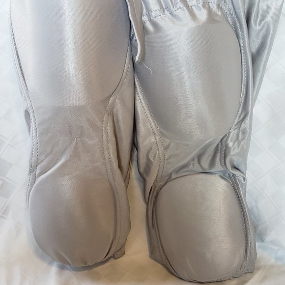 Football Pants with Pads, Silver, Size Adult Large, NWT - Picture 13 of 16